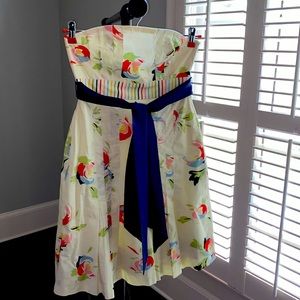 Anthropologie Maeve Strapless Dress